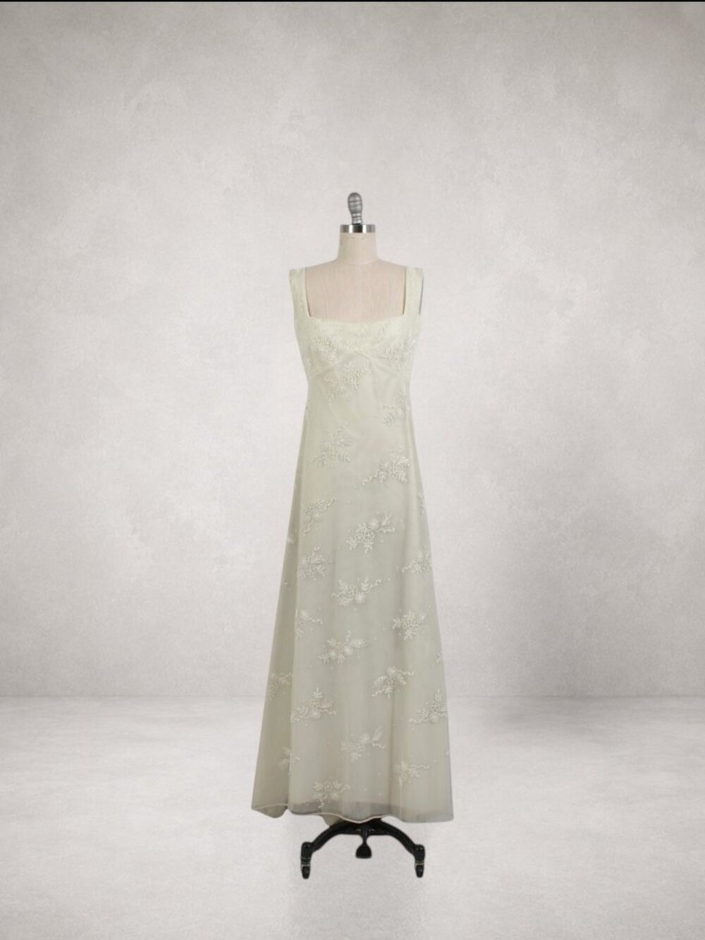 Celesté by Norma Lenain Beaded English Net Couture Wedding Gown